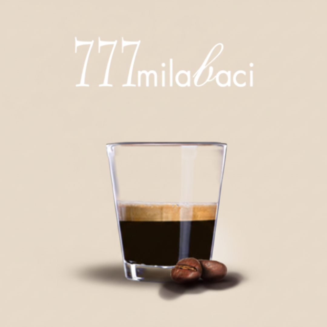 Square Capsule Espresso 777 Milla Baci | 100 Pack | Caffè D'Italia