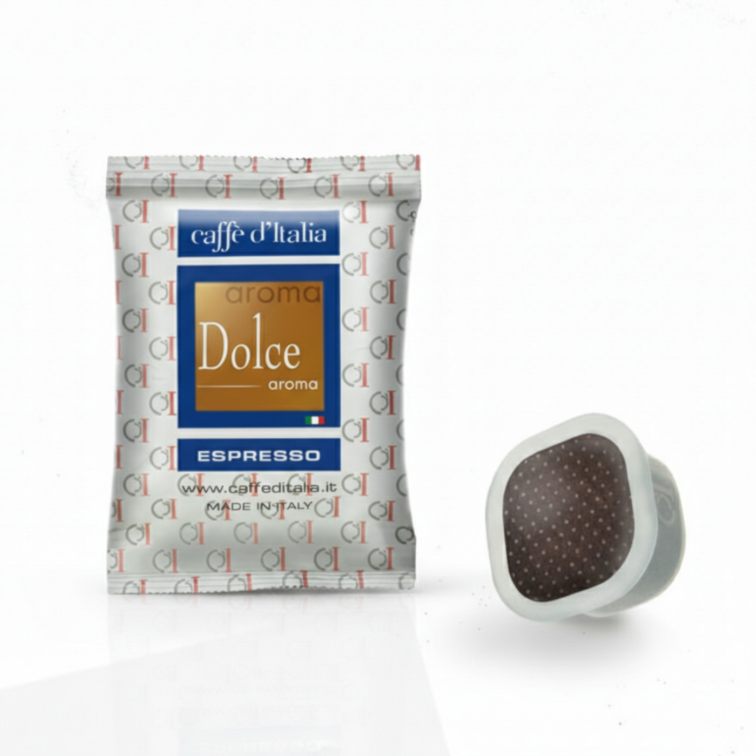 Square Capsule Dolce Aroma | 10 Pack | Caffè D'Italia