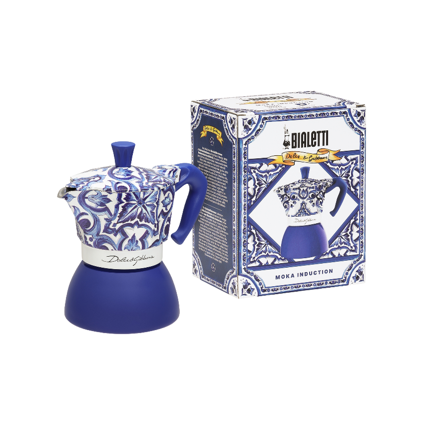 Bialetti | Dolce&Gabbana Blue Mediterranean Moka Induction | 4 cup