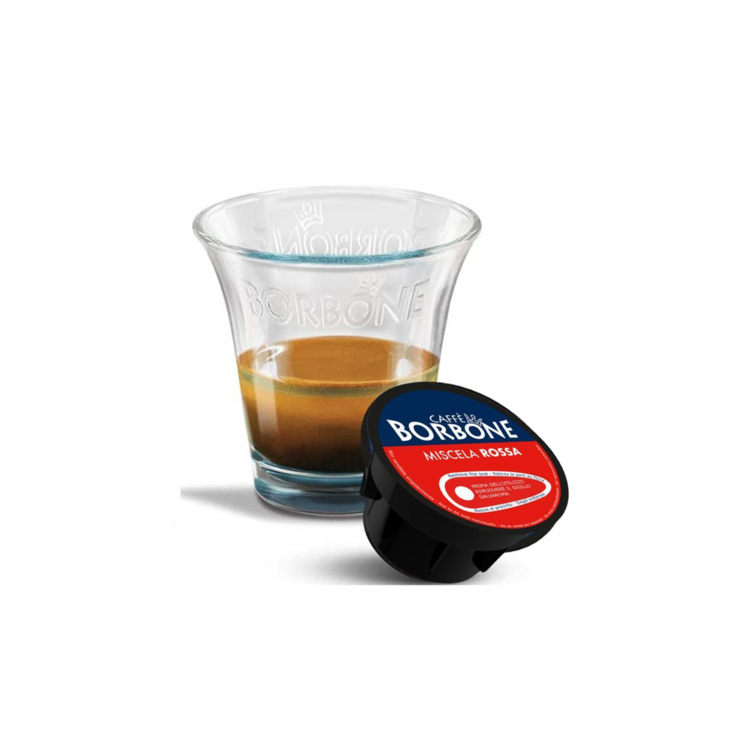 Caffè Borbone Rossa Capsule – Dolce Gusto® Compatible | 15 Pack | Caffè D'Italia