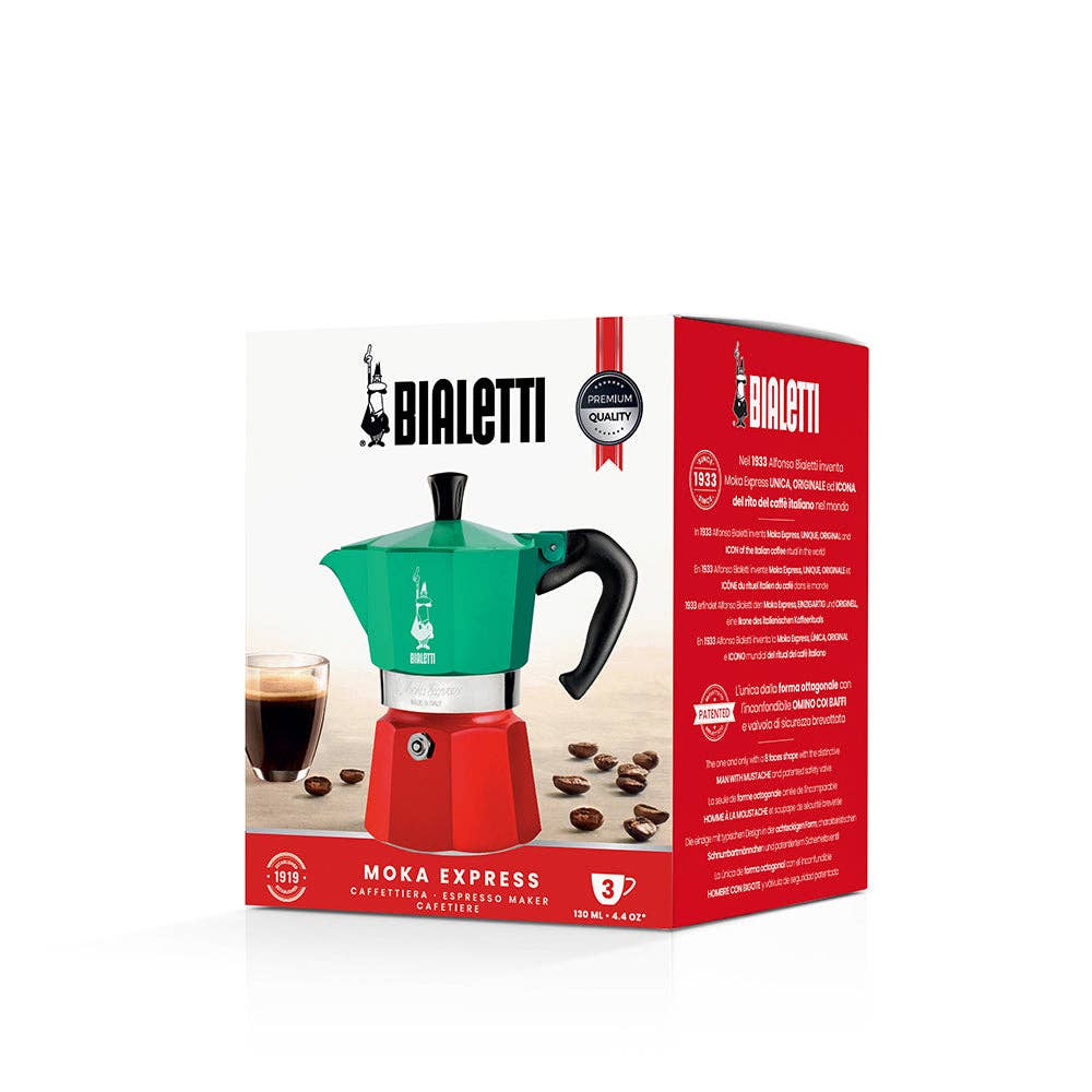 Bialetti | Moka Express | Tricolore | 3 Cup