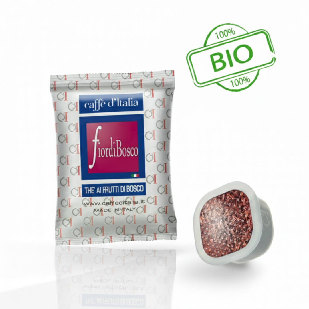 Square Capsule FiordiBosco Tea | 10 Pack | Caffè D'Italia