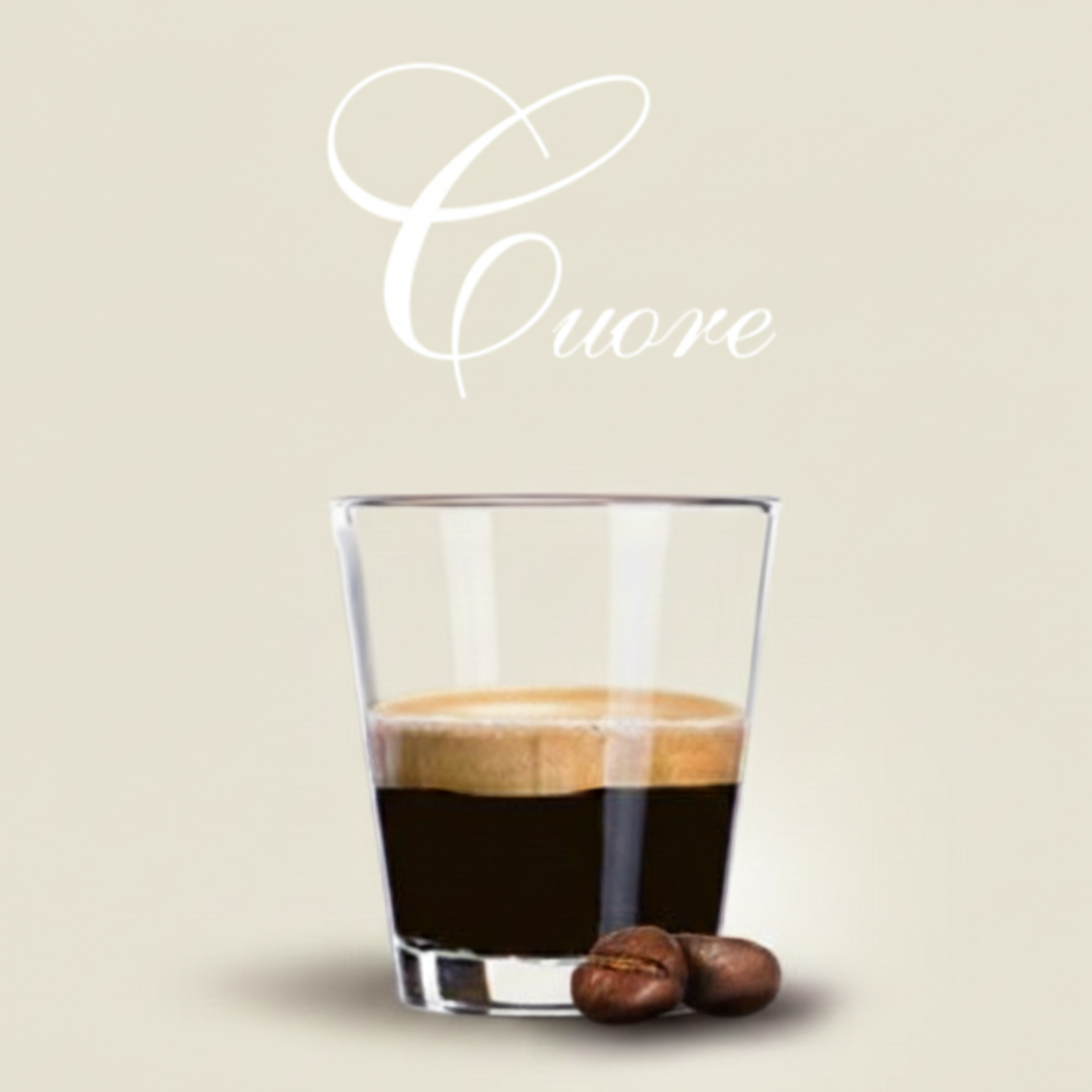 Square Capsule Cuore Decaffeinated | 10 Pack | Caffè D'Italia