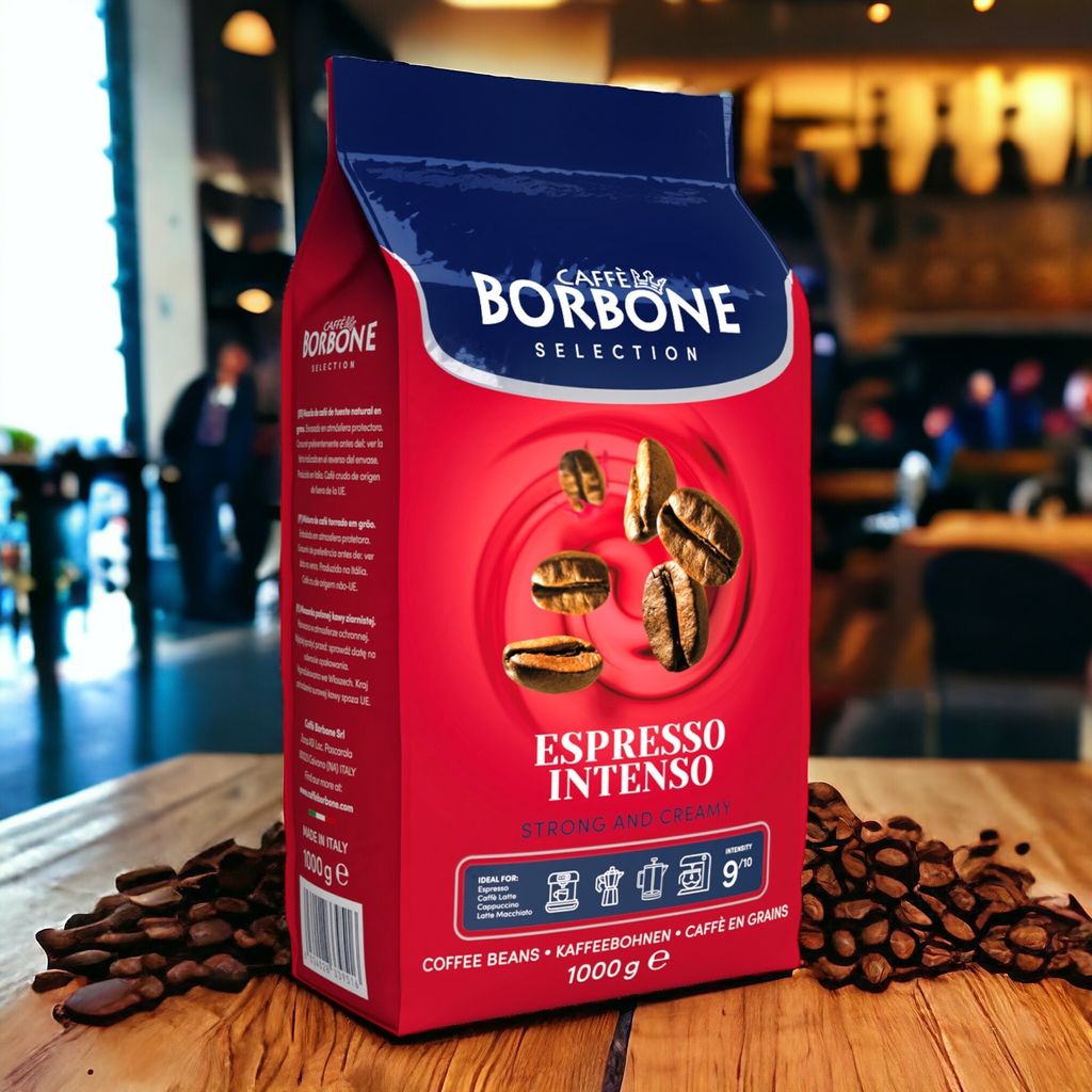 Caffè Borbone | Espresso Intenso Coffee Beans | Dark Roast | 1kg