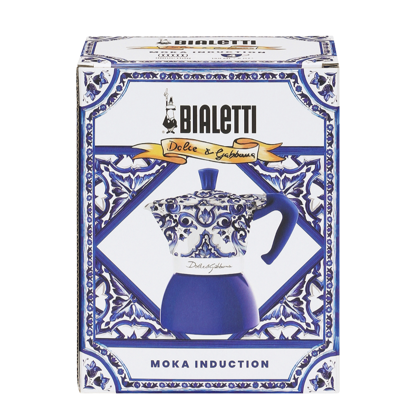 Bialetti | Dolce&Gabbana Blue Mediterranean Moka Induction | 4 cup
