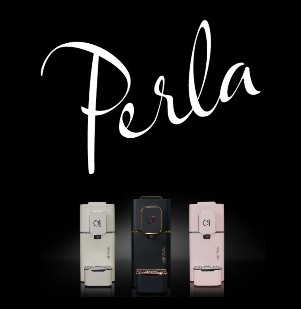 Perla Capsule Coffee Machine + 50 Free Capsules – 100% Made in Italy | Caffe D'Italia