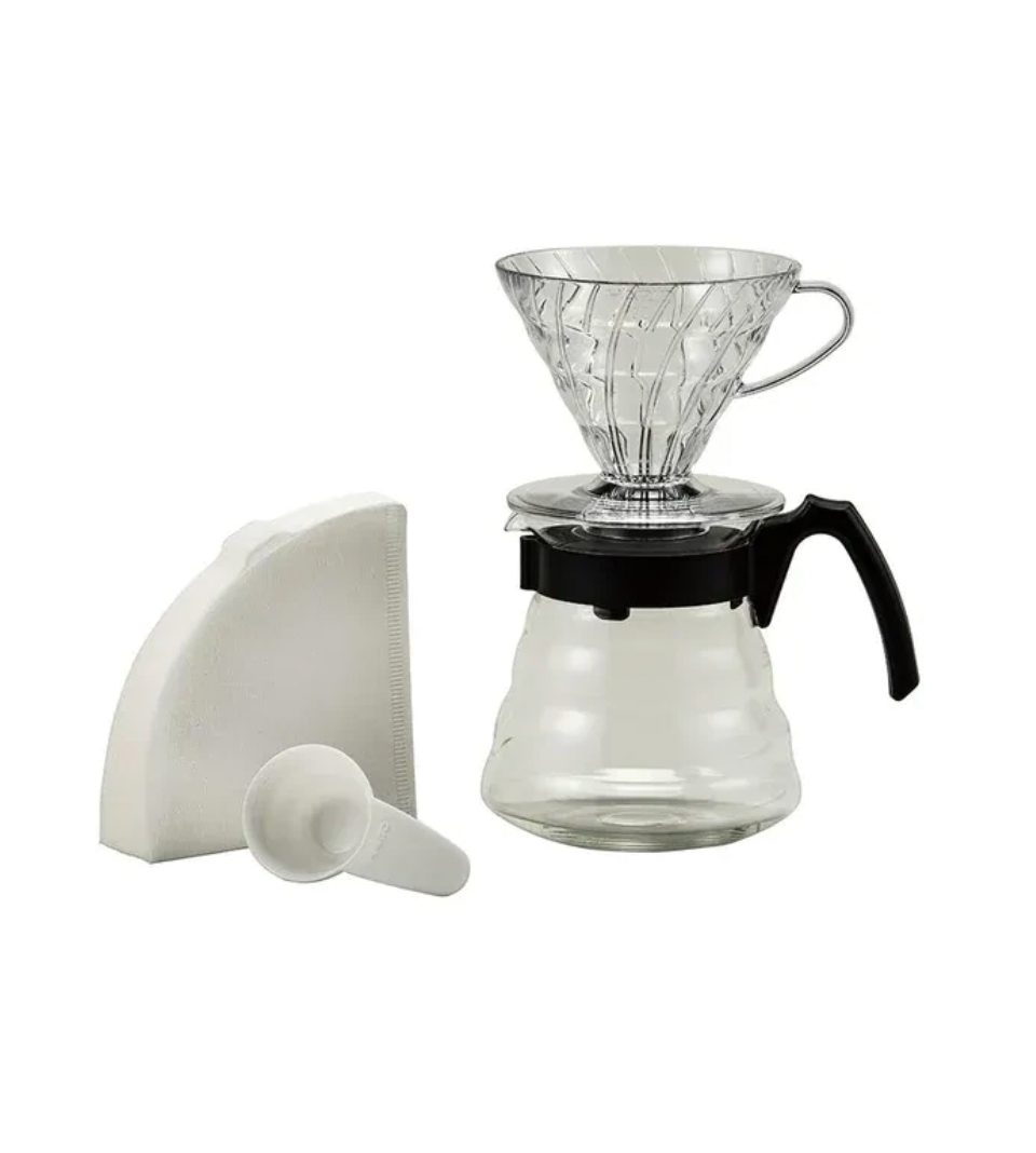 Hario Mini Mill PLUS V60 Pour-Over Starter Kit – Size 01 Complete Set