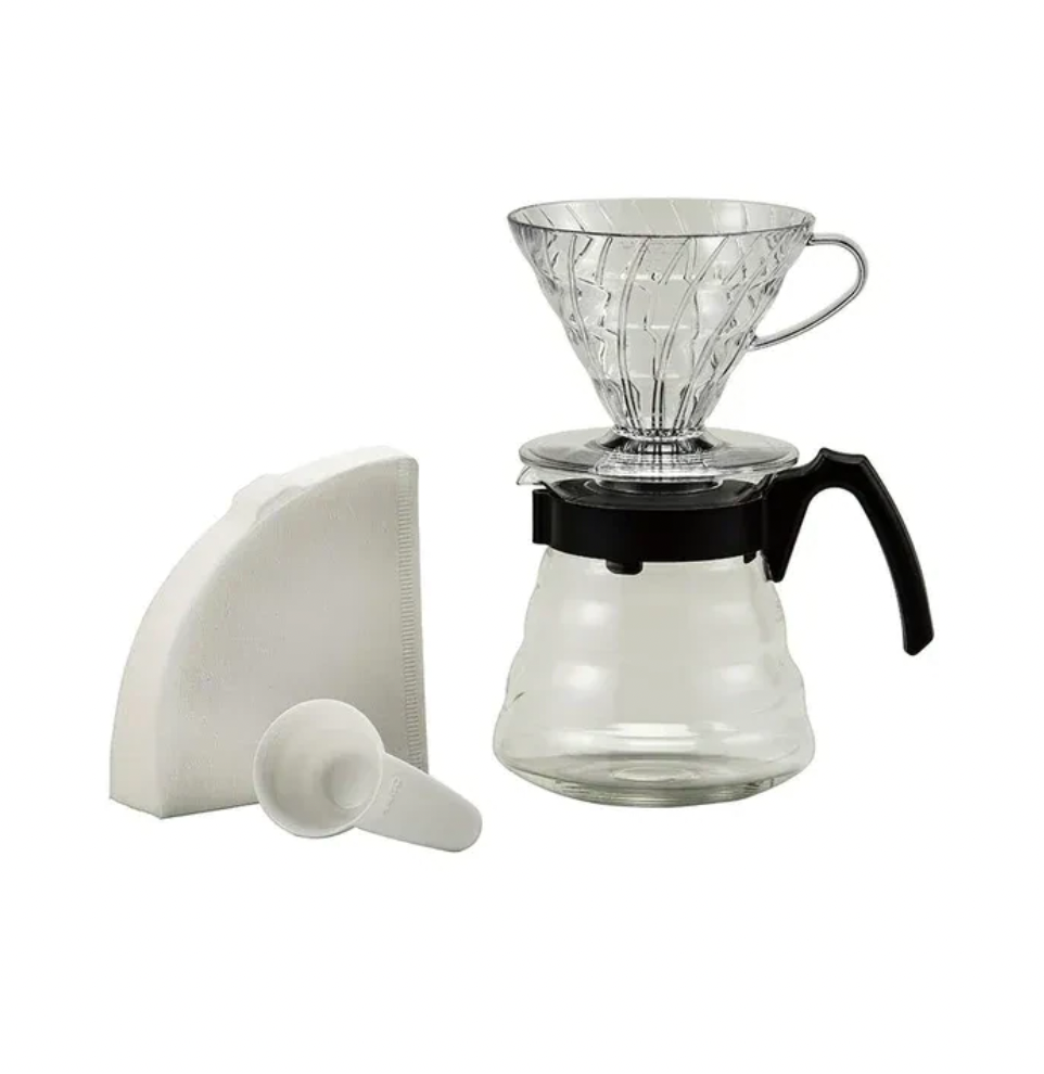 Hario V60 Craft Coffee Maker Starter Kit – Pour-Over Set | Made in Japan