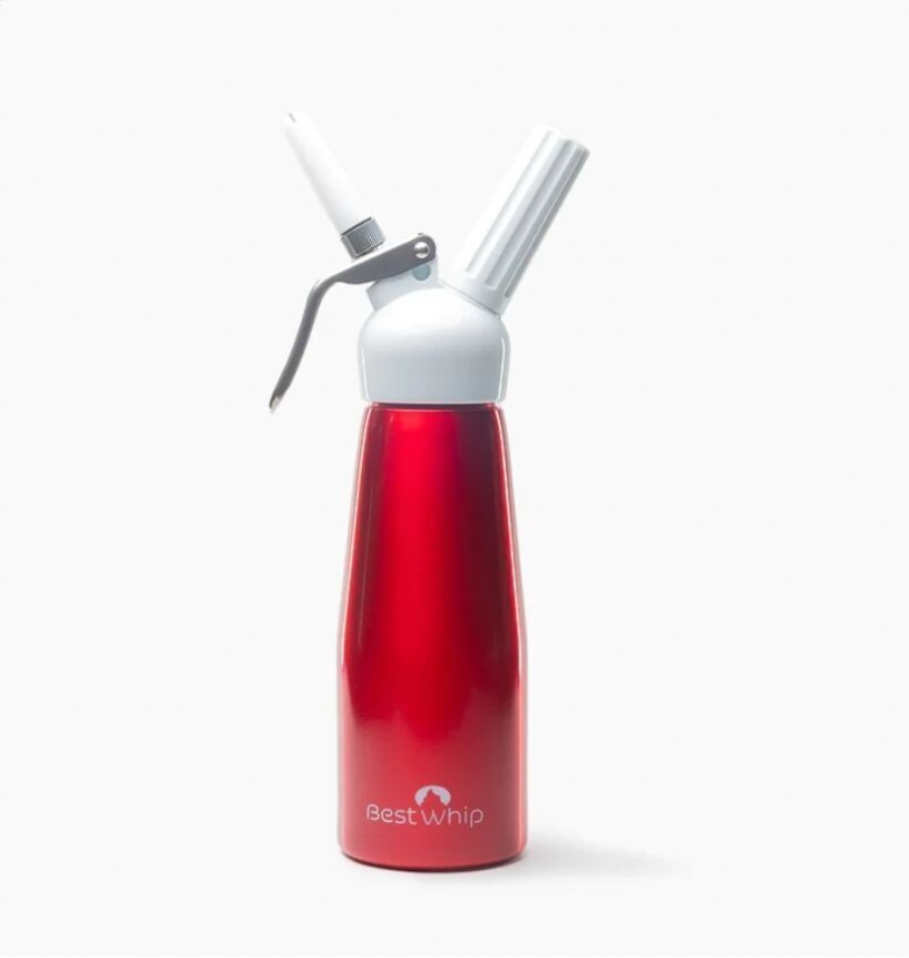 Whipped Cream Dispenser 500ml – Aluminium | Red, White & Black