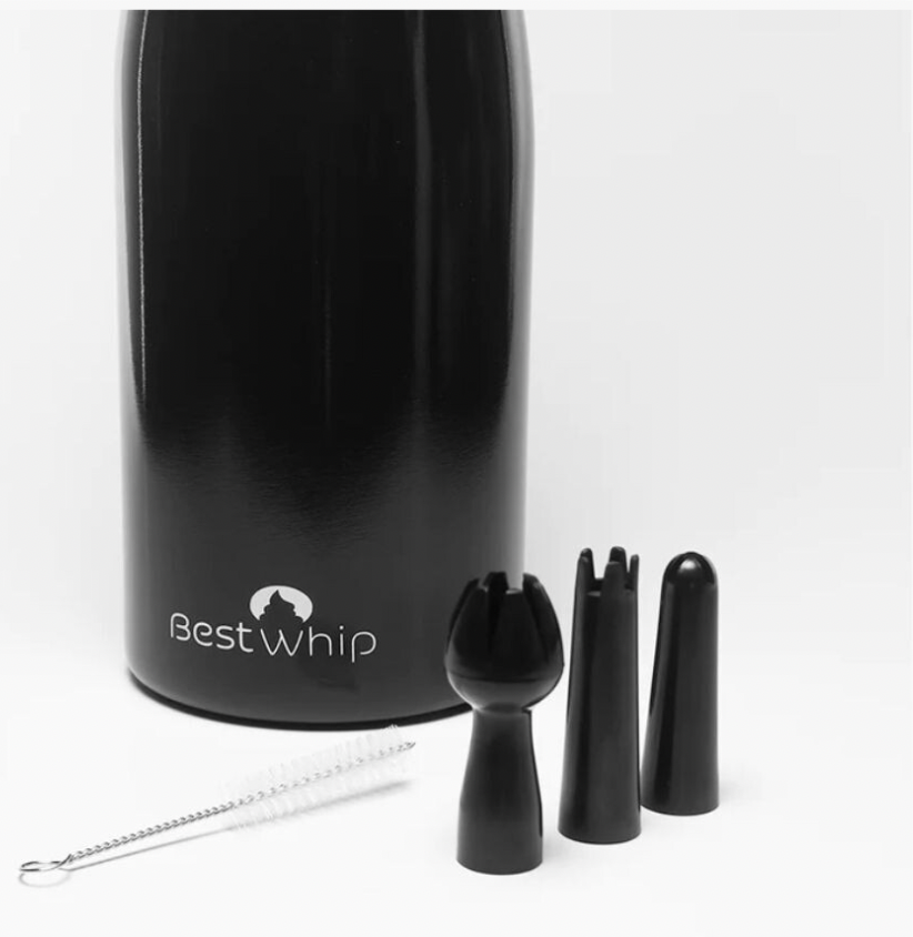Whipped Cream Dispenser 500ml – Aluminium | Red, White & Black