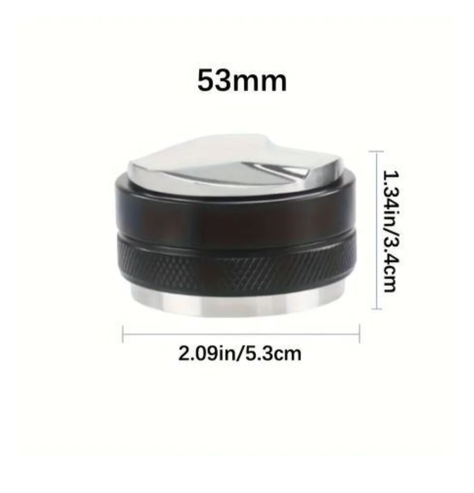 Espresso Coffee Distributor & Tamper – Stainless Steel | 51mm, 53mm, 58mm