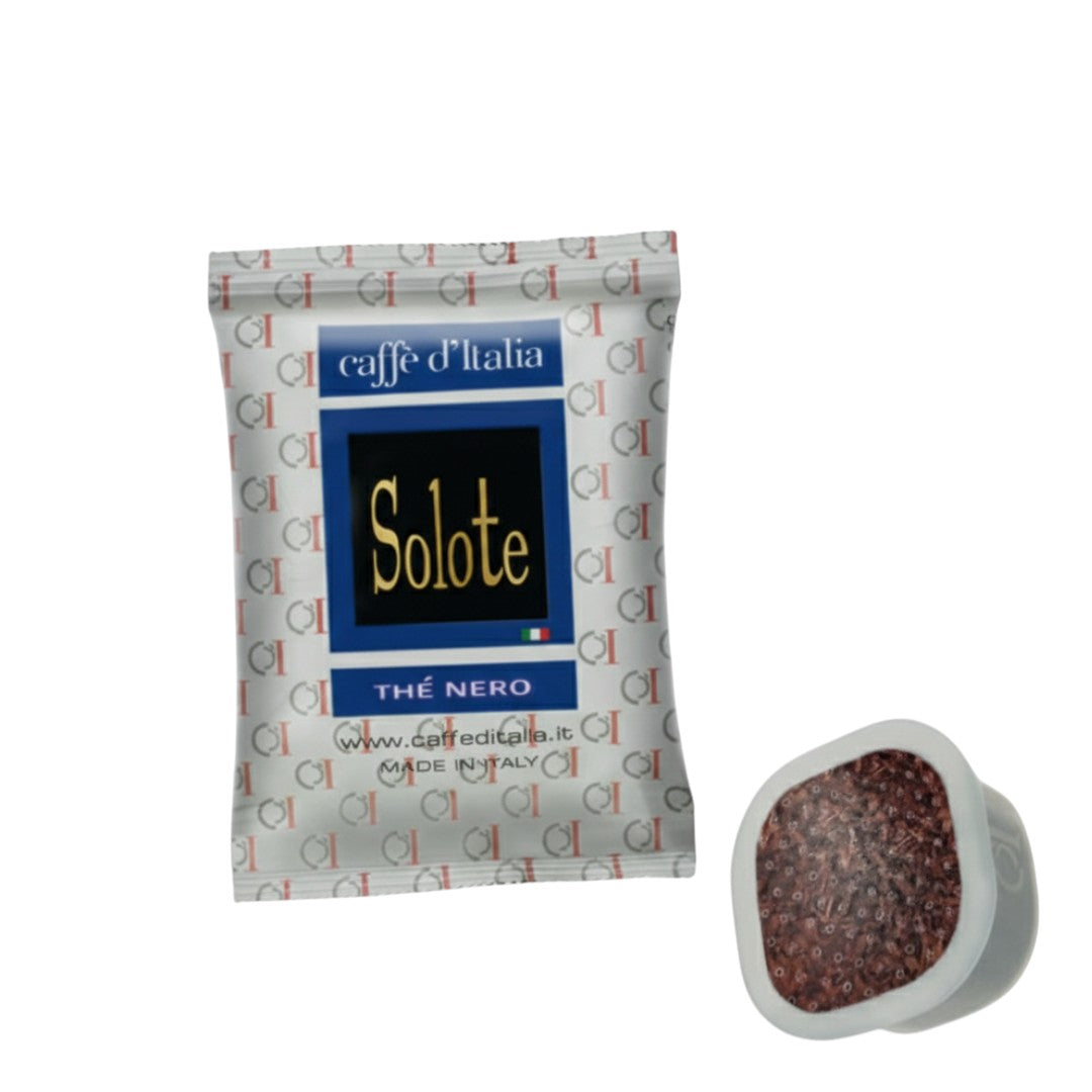 Caffe D'Italia UK - CoffeHome embalagem de chá preto Solote e cápsula individual para café