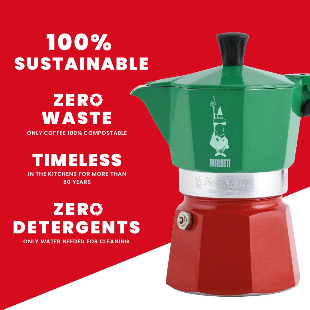 Bialetti | Moka Express | Tricolore | 3 Cup