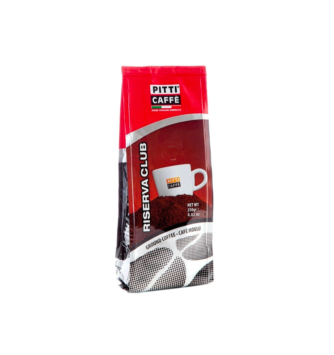 Pitti Caffè | Riserva Club Ground Coffee | Espresso Blend | 250g